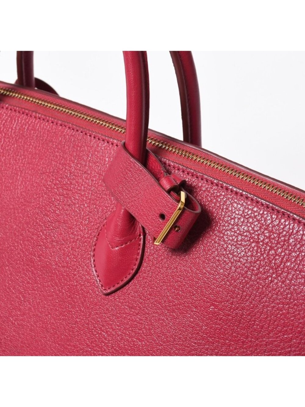 Louis Vuitton Automatic Marble Handbag Gray Leather Raspberry - Picture 9 of 16